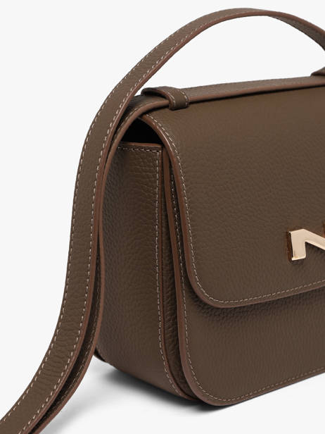 Sac Bandoulière Penelope Cuir Nathan baume Marron odyssey 1 vue secondaire 2