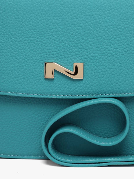 Sac Bandoulière Ulysse Cuir Nathan baume Bleu odyssey 2 vue secondaire 3