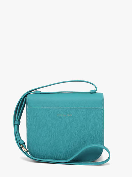 Sac Bandoulière Ulysse Cuir Nathan baume Bleu odyssey 2 vue secondaire 5
