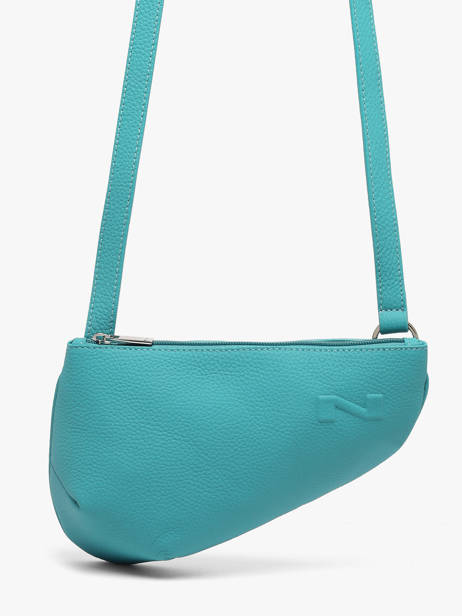 Sac Bandoulière City Perle Cuir Nathan baume Bleu n city N1811000 vue secondaire 2
