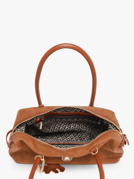 Sac Porté Main Cadenas Lulu castagnette Marron cadenas BARACK vue secondaire 2