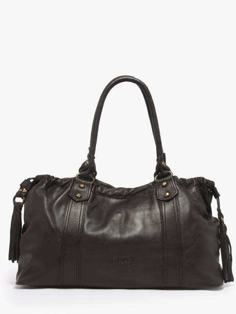 Sac Porté épaule Cow Cuir Basilic pepper Marron cow BCOW89