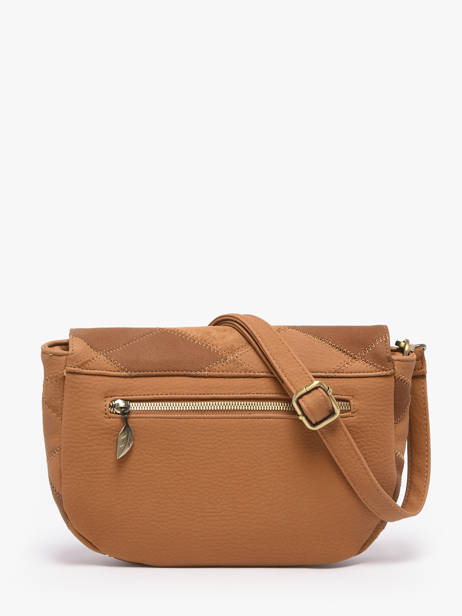 Sac Bandoulière Neflier Patchwork Woomen Marron neflier patchwork WNET04 vue secondaire 5
