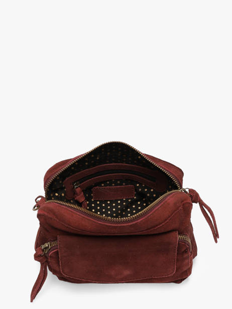 Sac Bandoulière Naina Cuir Pieces Rouge naina 17100639 vue secondaire 2