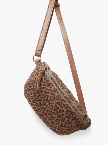 Sac Banane Cuir Pieces Marron berta 17163618 vue secondaire 1