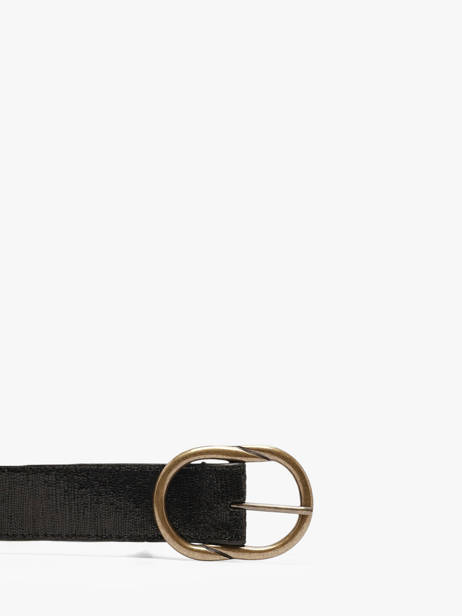 Ceinture Femme Cuir Pieces Noir laura 17125486 vue secondaire 1