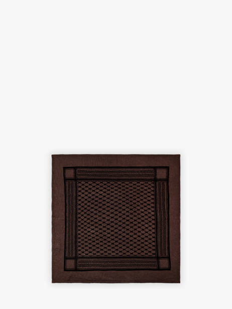 Étole Novis Small Square 70x70 Pieces Marron novis 17152244