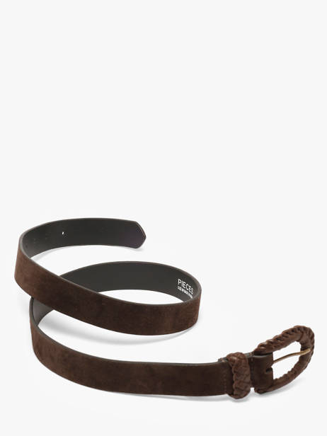 Ceinture Anema Daim Pieces Marron anema 17166649 vue secondaire 2