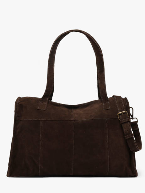 Sac Porté épaule Lula Pieces Marron lula 17168459 vue secondaire 3