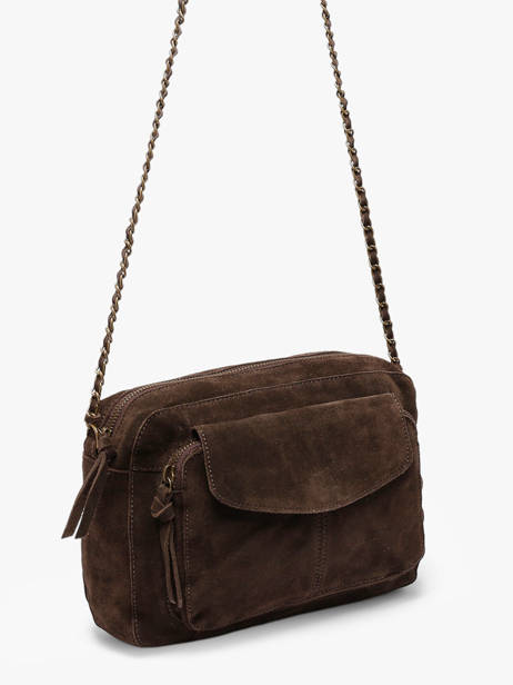 Sac Bandouliere Naina Cuir Pieces Marron naina 17111600 vue secondaire 1