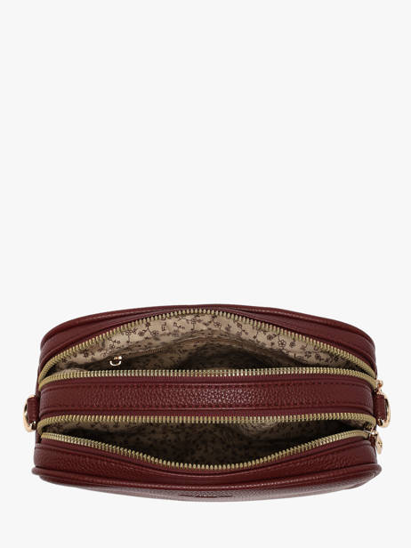 Sac Bandoulière Grained Flora & co Rouge grained F6967OR vue secondaire 1