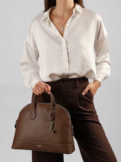 Sac à Main Belleville Cuir Lancel Marron belleville A13736 vue secondaire 1