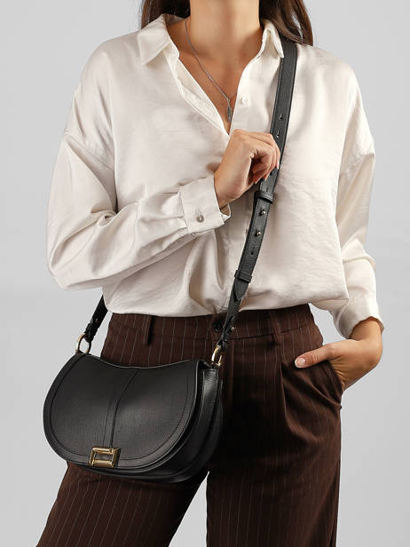 Sac Bandoulière Celeste Cuir Lancel Noir celeste A14229 vue secondaire 2