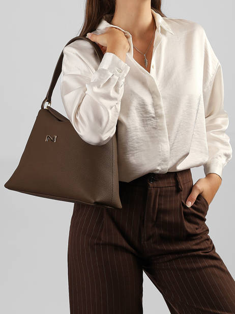 Leather Camelia Shoulder Bag Nathan baume Brown eden 5 other view 1