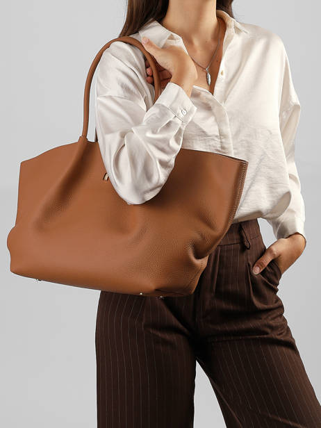 Leather Galatée Xl Shoulder Bag Nathan baume Brown nymphea 7 other view 1