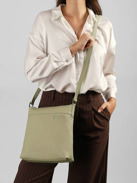 Leather Hasselt Crossbody Bag Nathan baume Green n city 9 other view 1
