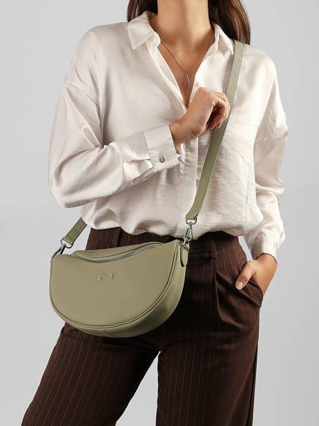 Leather Lago Crossbody Bag Nathan baume Green brasil 3 other view 1