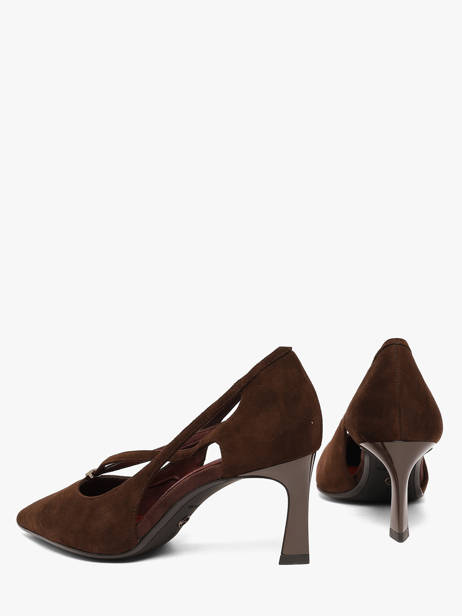 Heeled Pumps In Leather Tamaris Brown women 47 other view 2