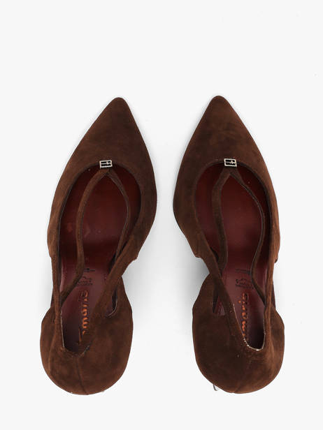 Heeled Pumps In Leather Tamaris Brown women 47 other view 3