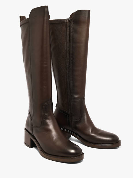 Bottes à Talon En Cuir Tamaris Marron women 47 vue secondaire 1