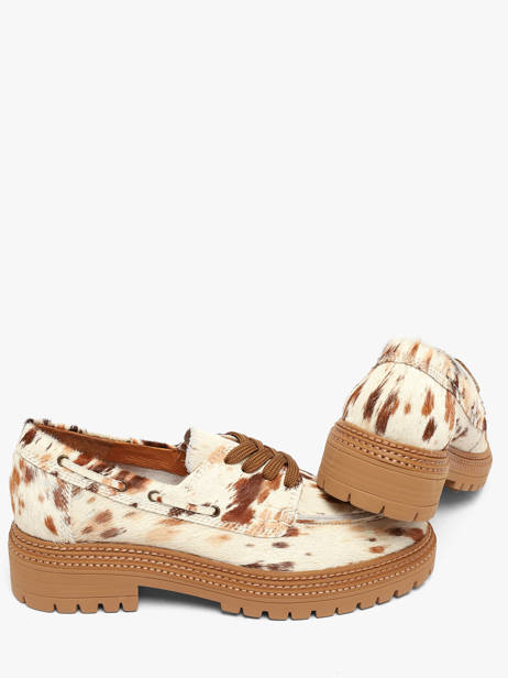 Chaussures Bateau Plateforme En Cuir Mam'zelle Multicolore women CSGOZ29 vue secondaire 2