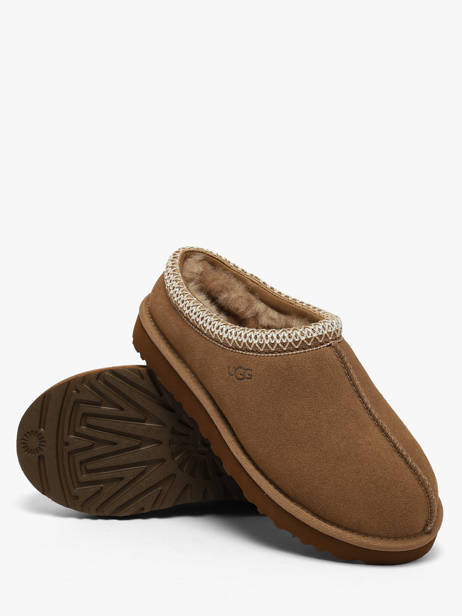 Slippers Tasman Ii In Leather Ugg Beige women 1174470 other view 2