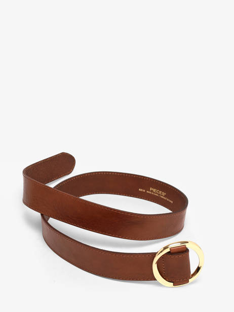 Leather Amiva Women's Belt Pieces Brown amiva 17166641 other view 2