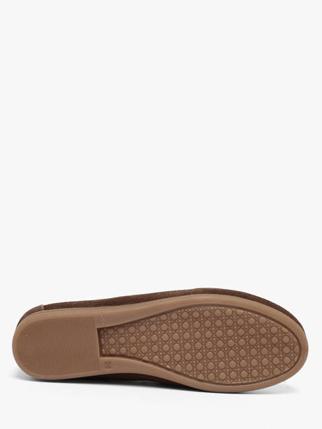 Boat Shoes In Leather Pavement Brown women 24128347 other view 4