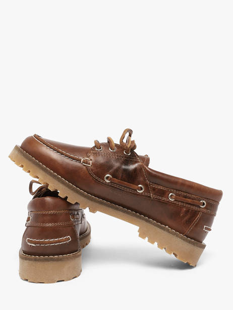 Boat Shoes In Leather Pavement Brown women 24324052 other view 2