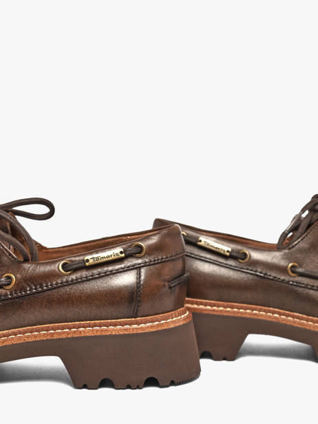 Derby Shoes In Leather Tamaris Brown women 47 other view 2