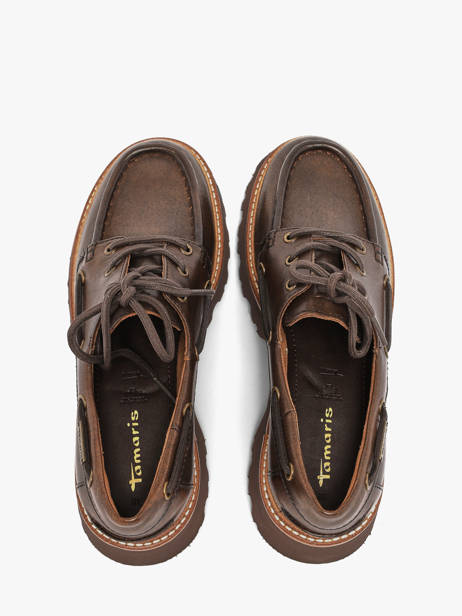 Derby Shoes In Leather Tamaris Brown women 47 other view 3