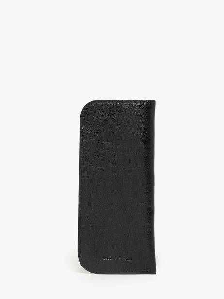 Sunglass Case Etincelle Irisée Leather Etrier Black etincelle irisee EETI5001 other view 2
