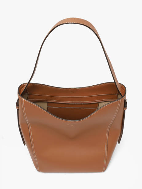 Sac Hobo M Céleste En Cuir Lisse Le tanneur Marron celeste TLES1410 vue secondaire 4