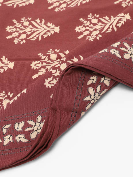 Grand Foulard Galati 100x100 Byzantine Rouge foulard GAL vue secondaire 2