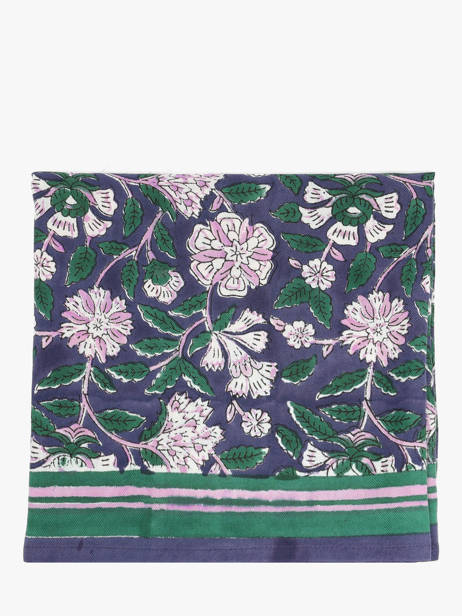 Grand Foulard Carthage 100x100 Byzantine Multicolore foulard CAR vue secondaire 1