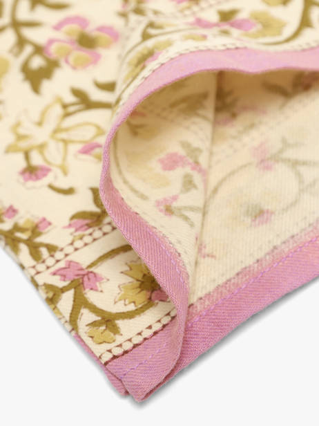 Petit Foulard Calypso 50x50 Byzantine Rose foulard CAL vue secondaire 2