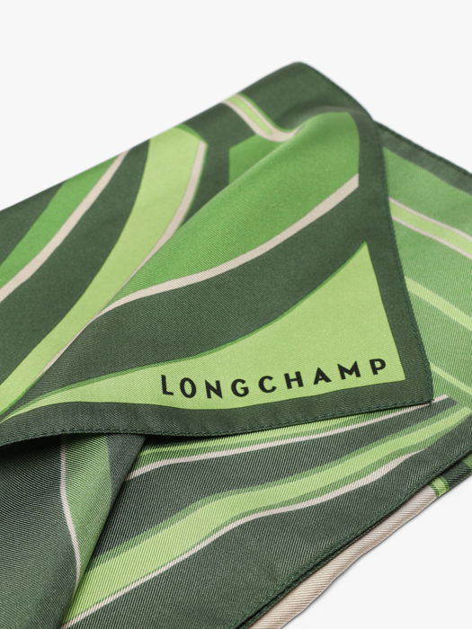 Longchamp Soie gots Etole Vert
