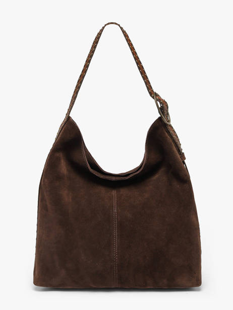 Sac Porté épaule Heritage Cuir Biba Marron heritage LEF1L vue secondaire 3