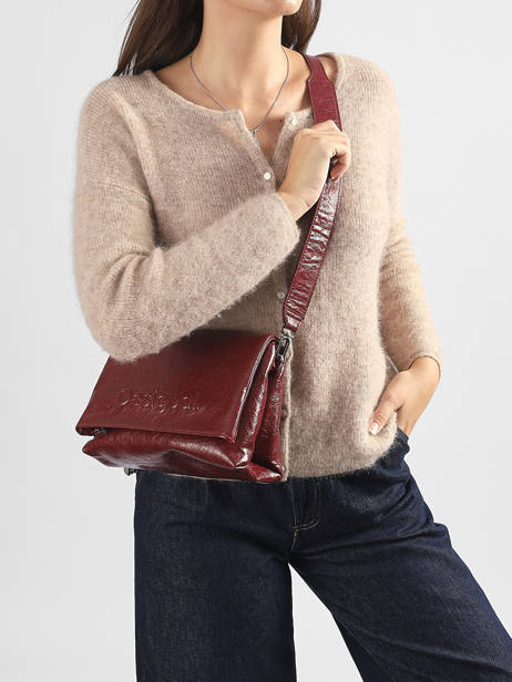 Sac Bandoulière Half Logo Desigual Rouge half logo 26WAXP80 vue secondaire 1
