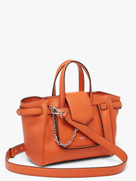 Sac Carryal S Thea Cuir Lancel Orange thea A14221 vue secondaire 2