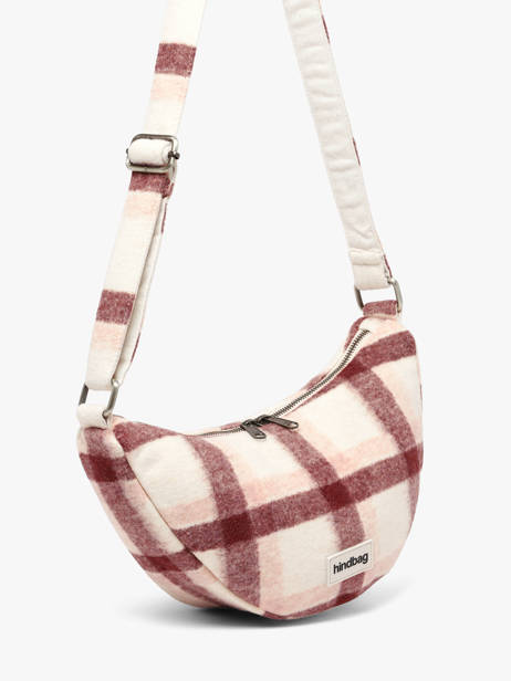 Sac Bandoulière Tartan Hindbag Rose tartan TA vue secondaire 2