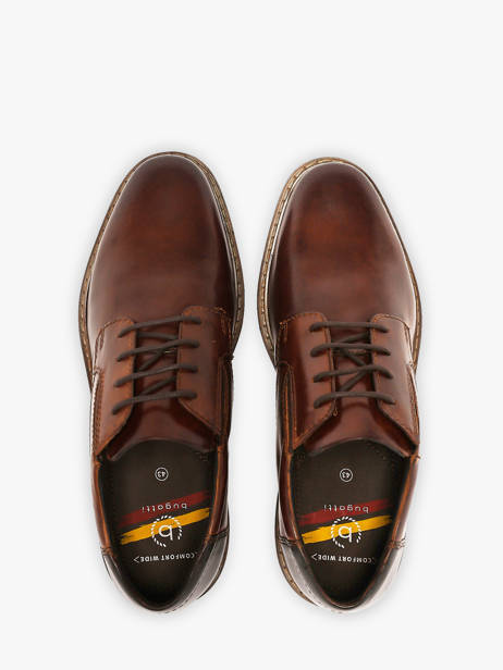Chaussures De Ville En Cuir Bugatti Marron men 311AOC03 vue secondaire 3
