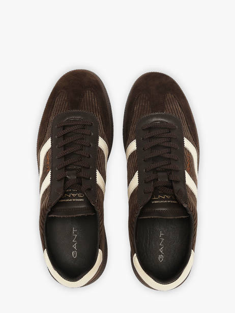 Sneakers En Cuir Gant Marron men 33638375 vue secondaire 3