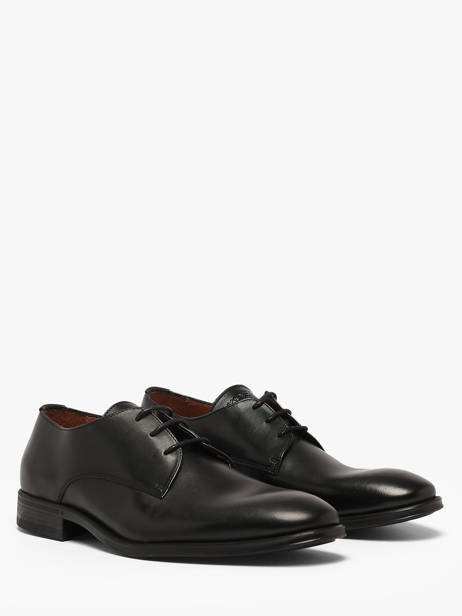 Chaussures De Ville En Cuir Kost Noir men AB29102 vue secondaire 1