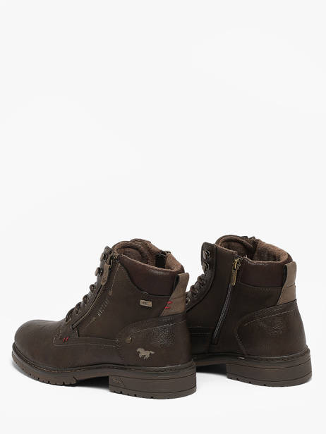 Bottines Mustang Marron men M0031006 vue secondaire 2