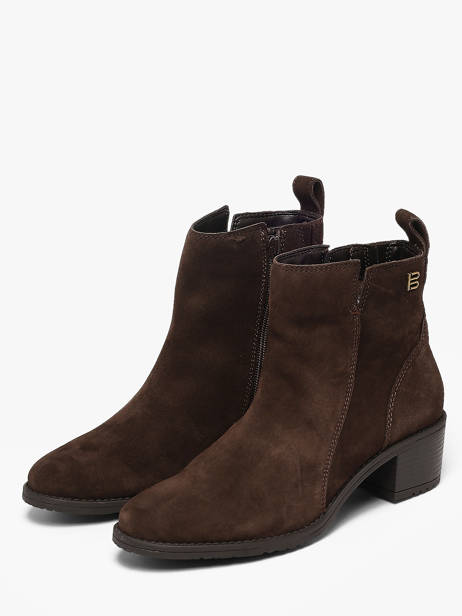 Bottines à Talon En Cuir Tt. bagatt Marron women 683E1400 vue secondaire 1