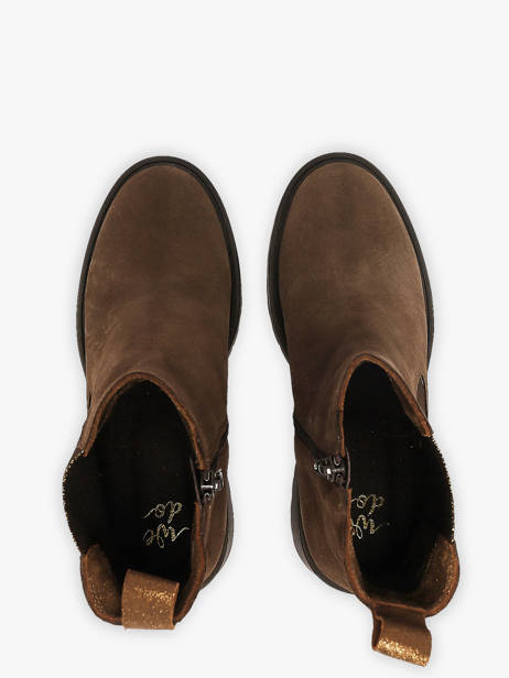 Bottines à Talon En Cuir We do Marron women CO90098 vue secondaire 3
