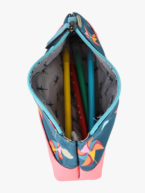 Trousse 1 Compartiment Cameleon Bleu retro PBRETROU vue secondaire 1