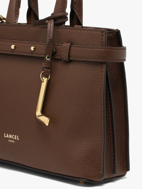 Sac Bandoulière Faubourg Cuir Lancel Marron faubourg A13527 vue secondaire 3