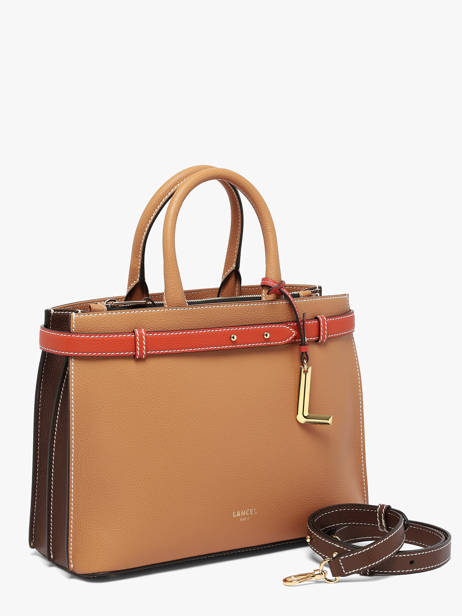 Sac Porté Main Faubourg Cuir Lancel Marron faubourg A13548 vue secondaire 2